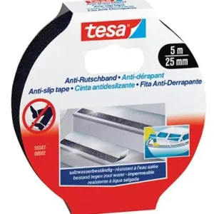 1002415 - TESA ANTI-SLIP TAPE ZWART 5X25