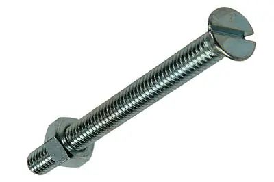 1017513 - METAALSCHROEF VERZ. KOP + MOER VERZ. 5 ST M6 X 60 MM