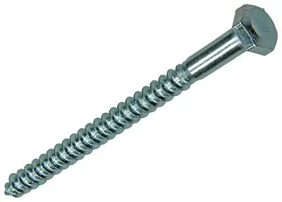 1007034 - HOUTDRAADBOUT STAAL VERZINKT 100 ST 6 X 80 MM