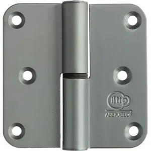 1019155 - 3 PAUMELLEN ALU NATUUR AFGER. HOEK RECHTS 80X80MM