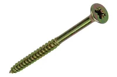 1017265 - SPAANPLAATSCHROEF VZ KOP GEELVERZ. 5 ST 6,0 X 80 MM