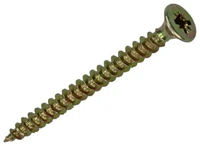 1020081 - SPAANPLAATSCHROEF VZ KOP GEEL VZ 200 ST 3,0 X 35 MM