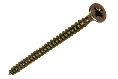 1020088 - SPAANPLAATSCHROEF VZ KOP GEEL VZ 200 ST 3,5 X 50 MM