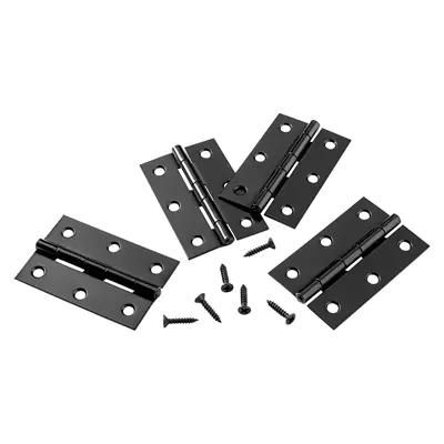 1071169 - 4 ZWARE SCHARNIEREN ZWART H 63 X B 42 MM