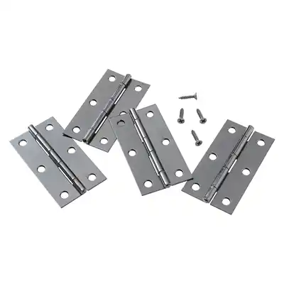 1071165 - 4 SMALLE SCHARNIEREN ZWART H 76 X B 40 MM