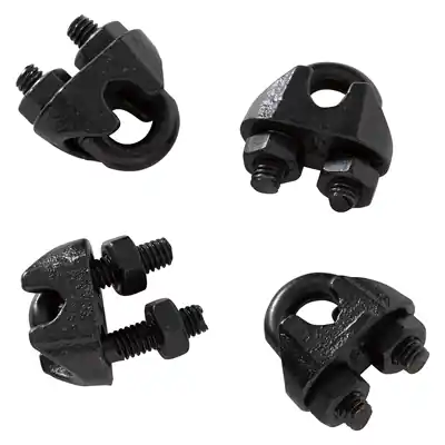 1072397 - MACK 4 STAALDRAADKLEMMEN 3MM ZWART