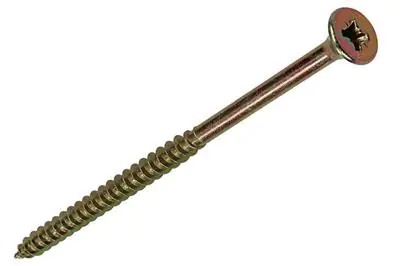 1020108 - SPAANPLAATSCHROEF VZ KOP GEEL VZ 200 ST 4,5 X 80 MM