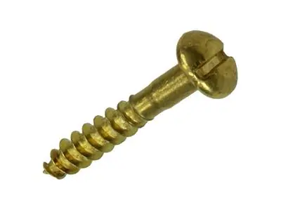 1019658 - HOUTSCHROEF BOLKOP MESSING 10 ST 2,5 X 16 MM