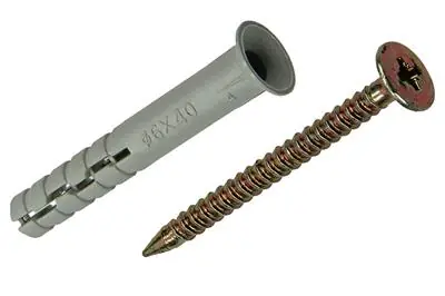 1017907 - NYLON NAGELPLUG POLYAMIDE 12 ST 6 X 40 MM