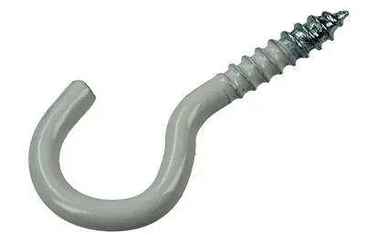 1017807 - SCHROEFHAAK STAAL WIT 5 ST 3,5 X 20 MM