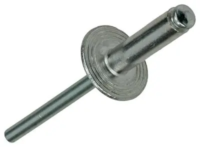1020310 - 10 BLINDNIETEN ALU BREDE KOP 4,8X16MM