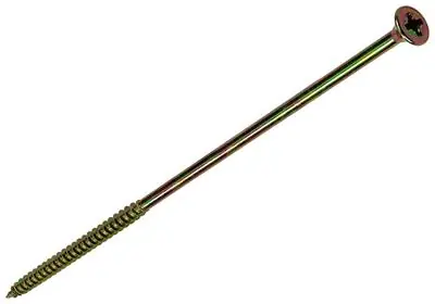 1006990 - SPAANPLAATSCHROEF VZ KOP GEELVERZINKT 50ST 6 X 180MM