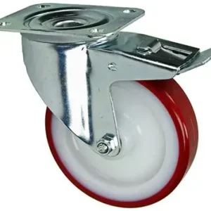 1058932 - ZWENKWIEL GESPOTEN PU LOOPVLAKNYLON VELG PLAAT EN REM 125 MM
