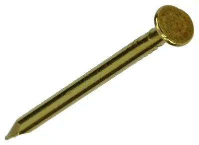 1017924 - NAGEL PLATTE KOP MESSING 100GR1,6 X 25 MM
