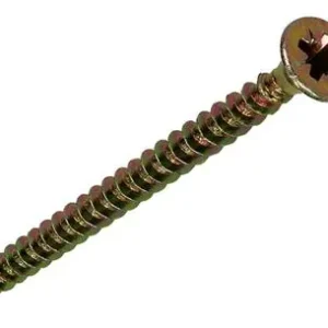 1017975 - SPAANPLAATSCHROEF VZ KOP GEELVERZ. 35ST 4,0 X 50 MM