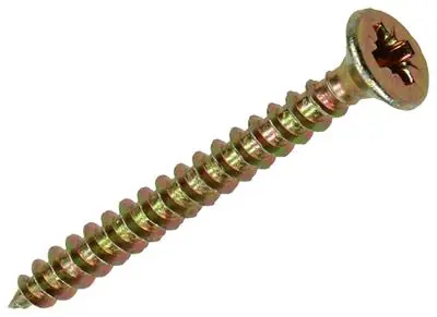 1017226 - SPAANPLAATSCHROEF VZ KOP GEELVERZ.24 ST 3,5 X 35 MM