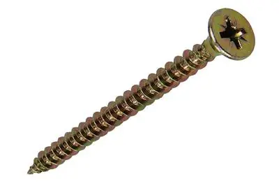 1017989 - SPAANPLAATSCHROEF VZ KOP GEELVERZ. 23ST 5,0 X 60 MM