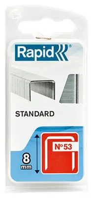 1005470 - RAPID STANDARD NIETEN 53/8MM NARROW BLIS 1.08M