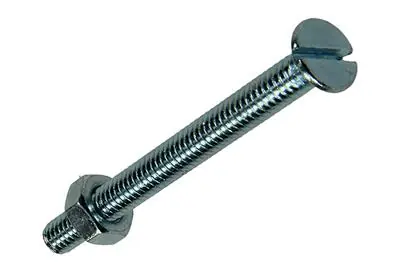 1017495 - METAALSCHROEF VERZ. KOP + MOER VERZ. 12ST M4 X 40 MM