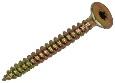 1017319 - SPAANPLSCHR.VZKOP-ZELFB. GEELVERZ. 6 ST 6,0 X 60 MM