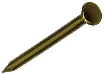 1017929 - NAGEL BOLLE KOP MESSING 100 GR1,5 X 25 MM