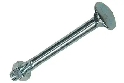 1017590 - HOUTBOUT + MOER STAAL VERZINKT1 ST M10 X 100 MM