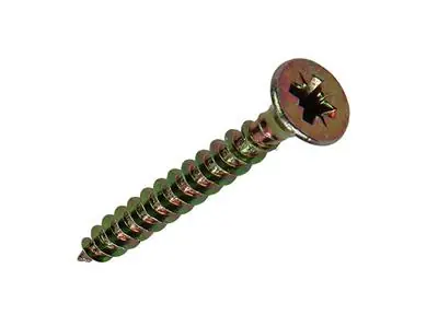 1017244 - SPAANPLAATSCHROEF VZ KOP GEELVERZ.16 ST 4,5 X 35 MM