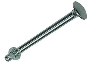 1017591 - HOUTBOUT + MOER STAAL VERZINKT1 ST M10 X 120 MM