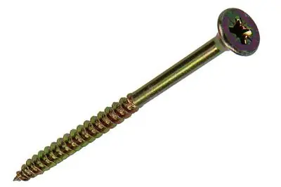 1017259 - SPAANPLAATSCHROEF VZ KOP GEELVERZ. 7 ST 5,0 X 70 MM