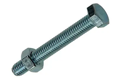 1007080 - TAPBOUT + MOER VERZINKT 75 ST 8 X 60 MM