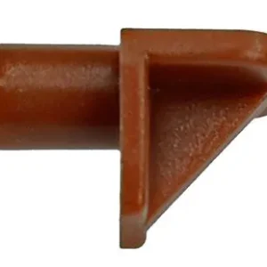 1015841 - 20 PLANKDRAGERS KUNSTSTOF BRUIN Ø 6 mm
