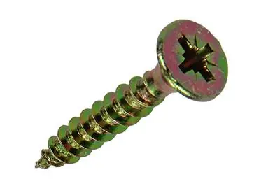 1017253 - SPAANPLAATSCHROEF VZ KOP GEELVERZ.15 ST 5,0 X 30 MM