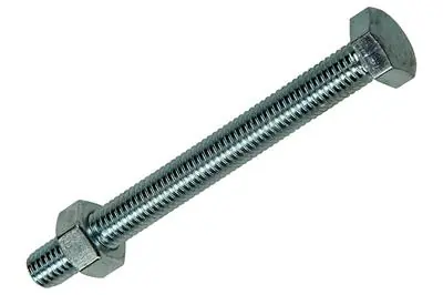 1007081 - TAPBOUT + MOER VERZINKT 50 ST 8 X 80 MM