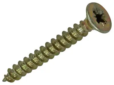 1017218 - SPAANPLAATSCHROEF VZ KOP GEELVERZ.40 ST 3,0 X 25 MM