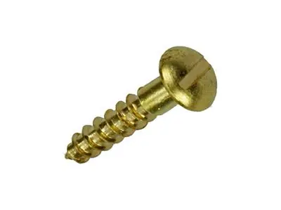 1019657 - HOUTSCHROEF BOLKOP MESSING 11 ST 2,5 X 12 MM