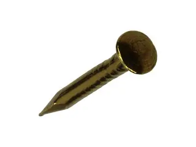 1017167 - NAGEL BOLLE KOP MESSING 20 GR 1,2 X 12 MM