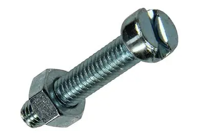 1017533 - METAALSCHROEF CYL. KOP + MOER VERZ. 8 ST M6 X 30 MM