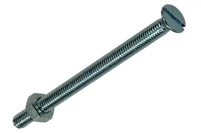 1017497 - METAALSCHROEF VERZ. KOP + MOER VERZ. 6 ST M4 X 60 MM