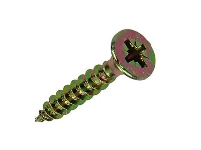 1017984 - SPAANPLAATSCHROEF VZ KOP GEELVERZ. 40ST 5,0 X 30 MM