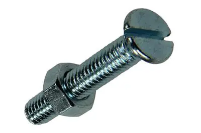 1017501 - METAALSCHROEF VERZ. KOP + MOER VERZ. 14ST M5 X 25 MM