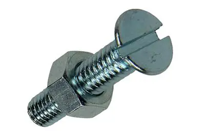 1017509 - METAALSCHROEF VERZ. KOP + MOER VERZ. 9 ST M6 X 25 MM