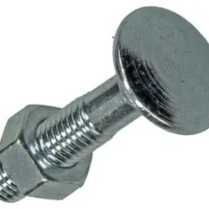 1007059 - HOUTBOUT + MOER VERZINKT 100 ST 8 X 40 MM