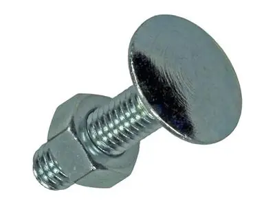 1017567 - HOUTBOUT + MOER STAAL VERZINKT9 ST M6 X 25 MM