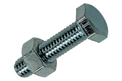 1017606 - TAPBOUT + MOER STAAL VERZINKT 13 ST M6 X 25 MM