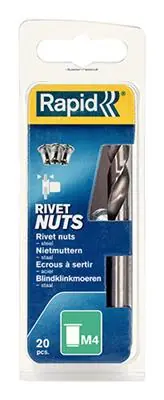 1057362 - M4 BLINDKLINKMOEREN, 20 STUKS BLISTER