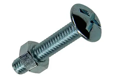 1018101 - KACHELBOUT + MOER STAAL VERZINKT 35 ST M6 X 30 MM