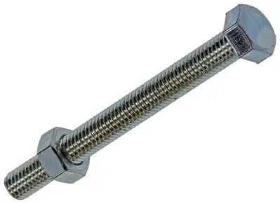 1017603 - TAPBOUT + MOER STAAL VERZINKT 8 ST M5 X 50 MM