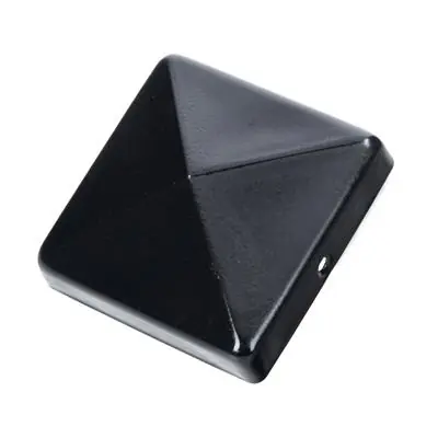 1069086 - PAALORNAMENT PIRAMIDE ZWART 91 MM