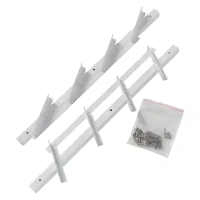 1074595 - MACK MULTIFLEX SHUTTERS 50 CM RVS WIT GECOAT
