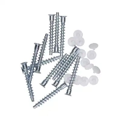 1075810 - 12 MEUBELSCHROEVEN 6KANT INBUS7 X 50MM